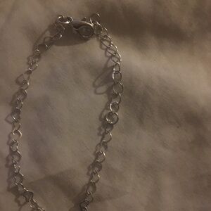 Hearts silver bracelet